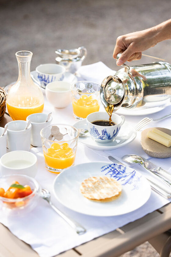 Petit déjeuner, La Bastide de Moustiers